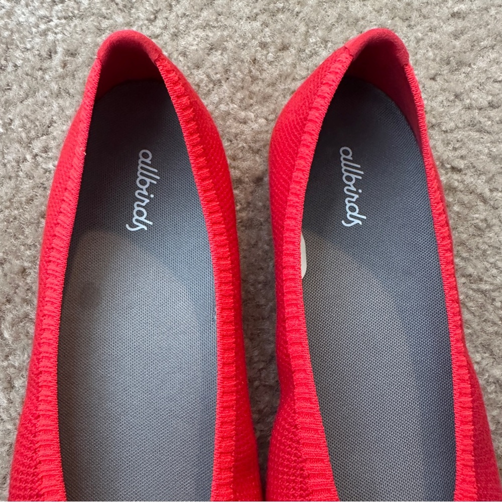 Allbirds Women's Red Flats - Picture 7 of 10